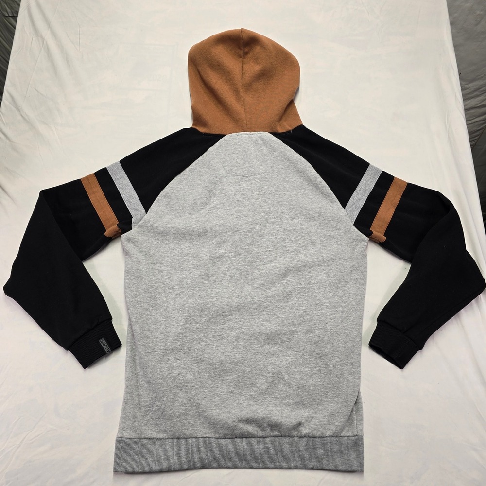Denim & Flower Ricky Singh Colorblock Hoodie Sweatshirt Mens M‎ - Picture 2 of 11